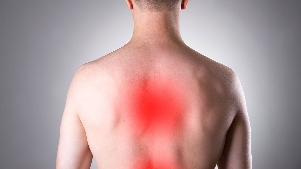 bolečine v hrbtu zaradi osteohondroze